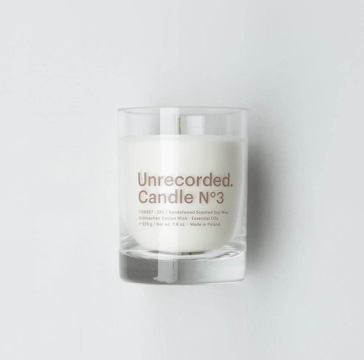 Candle N°3 / Sandalwood