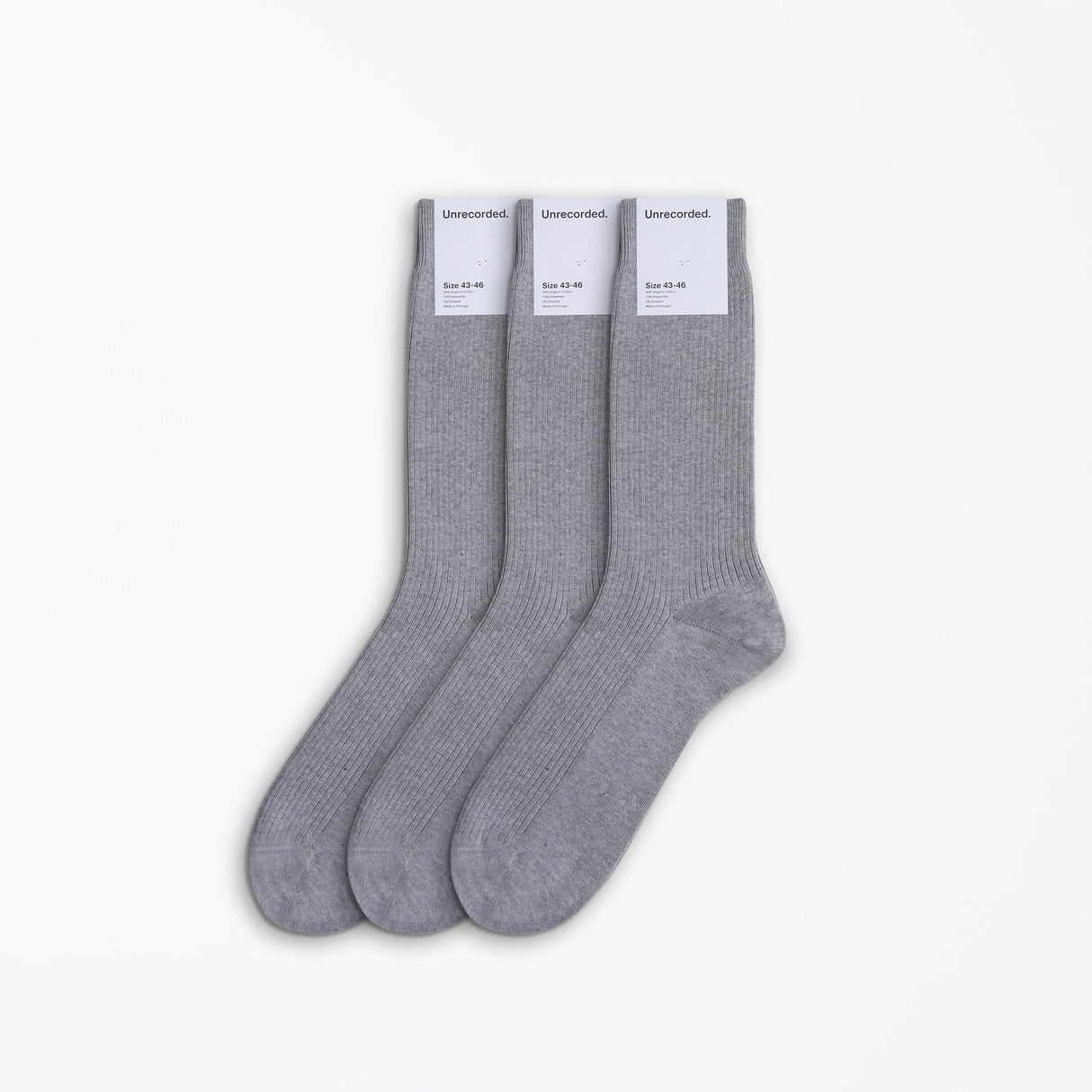 Socks Triple Grey