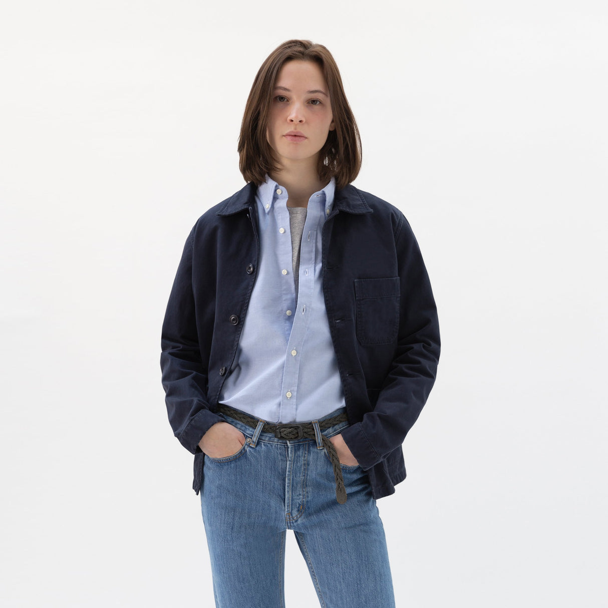 Woman in a jacket