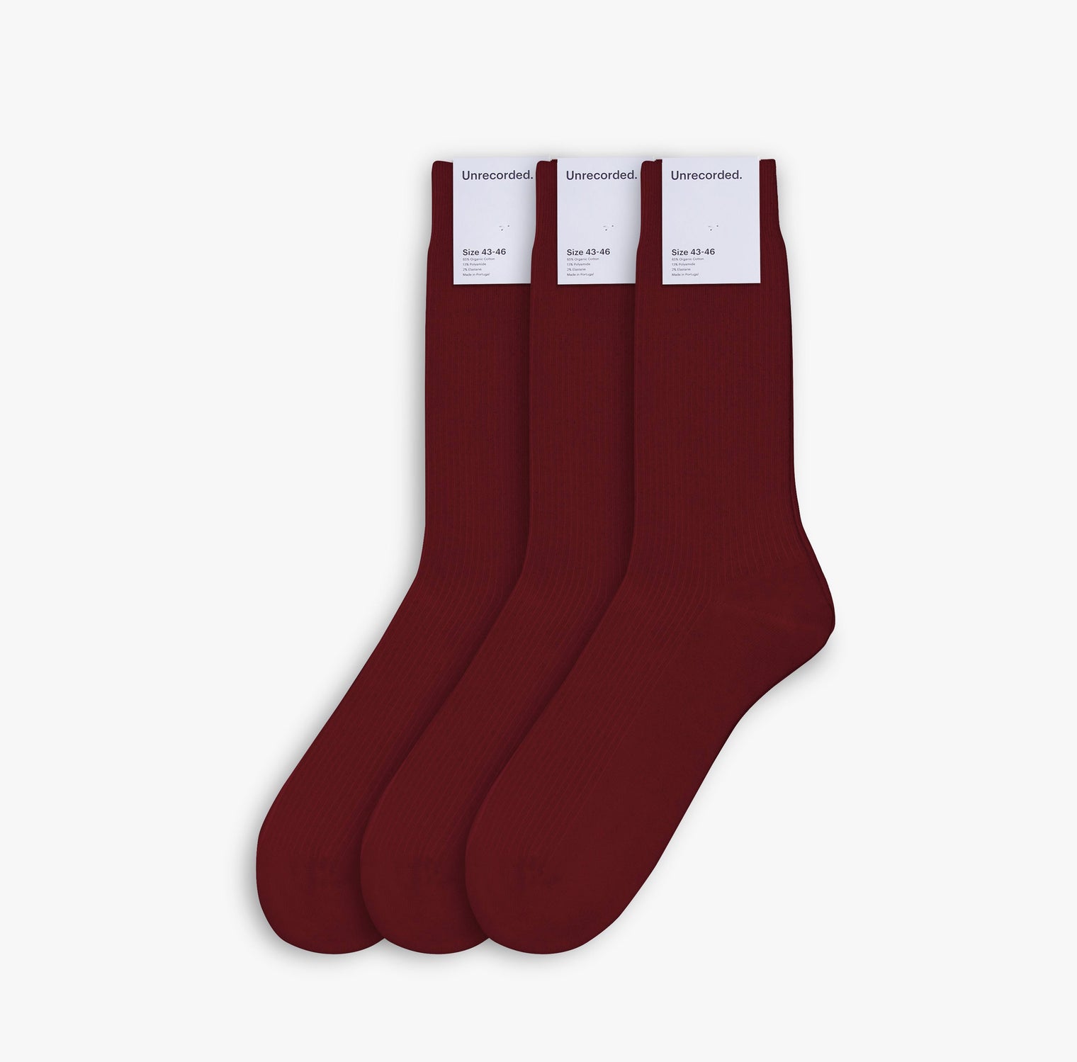 Socks Triple Red