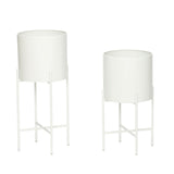 Airy Pots White (set of 2)