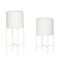 Airy Pots White (set of 2)