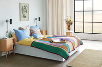 Aki Bed Linen 60/200 Blue/Yellow