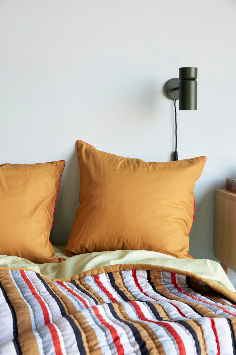 Aki Bed Linen 60/220 Green/Orange