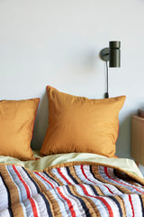 Aki Bed Linen 80/200 Green/Orange