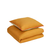 Aki Bed Linen 80/200 Green/Orange