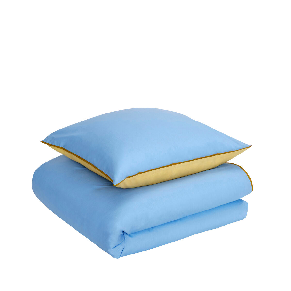 Aki Bed Linen 80/220 Blue/Yellow