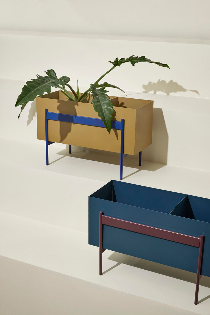 Awe Planter Petrol/Burgundy