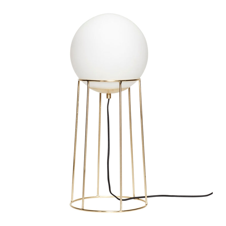 Balance Lamp Large Brass/White