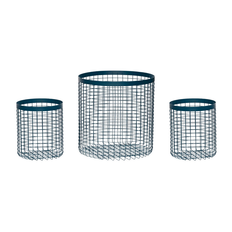 WiredUp Baskets Blue (set of 3)