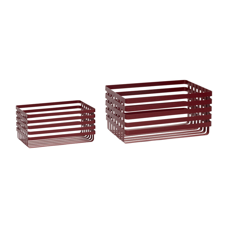 WiredUp Baskets Red (set of 2)