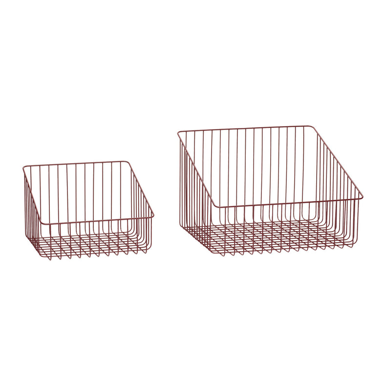 WiredUp Baskets Red (set of 2)