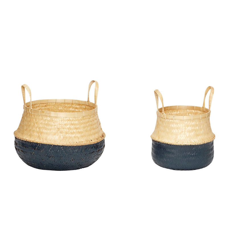 Daze Baskets Black/Natural (set of 2)