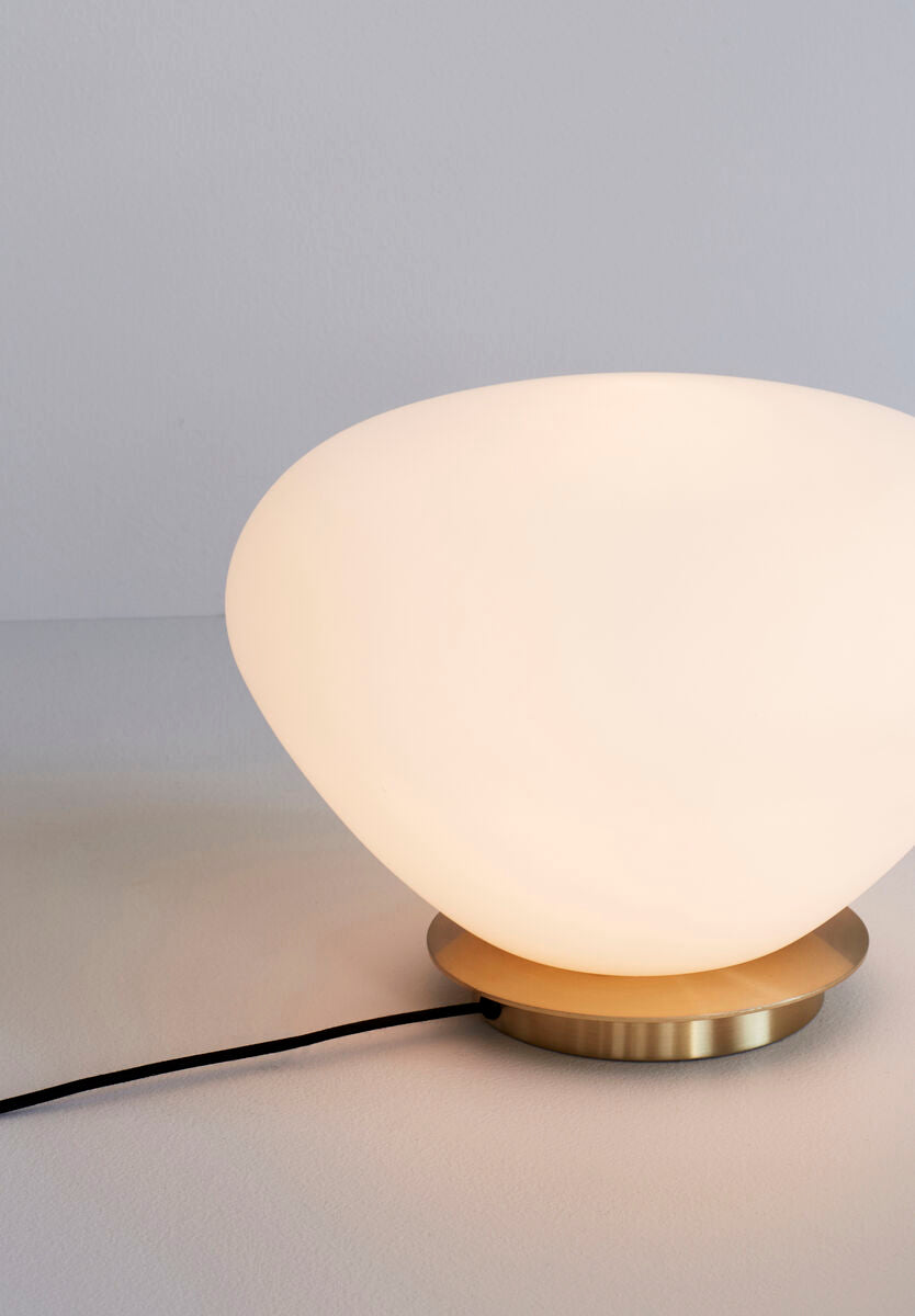 Bean Table Lamp White/Brass