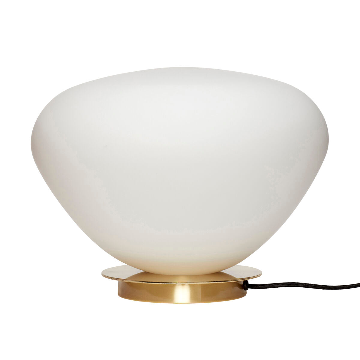 Bean Table Lamp White/Brass