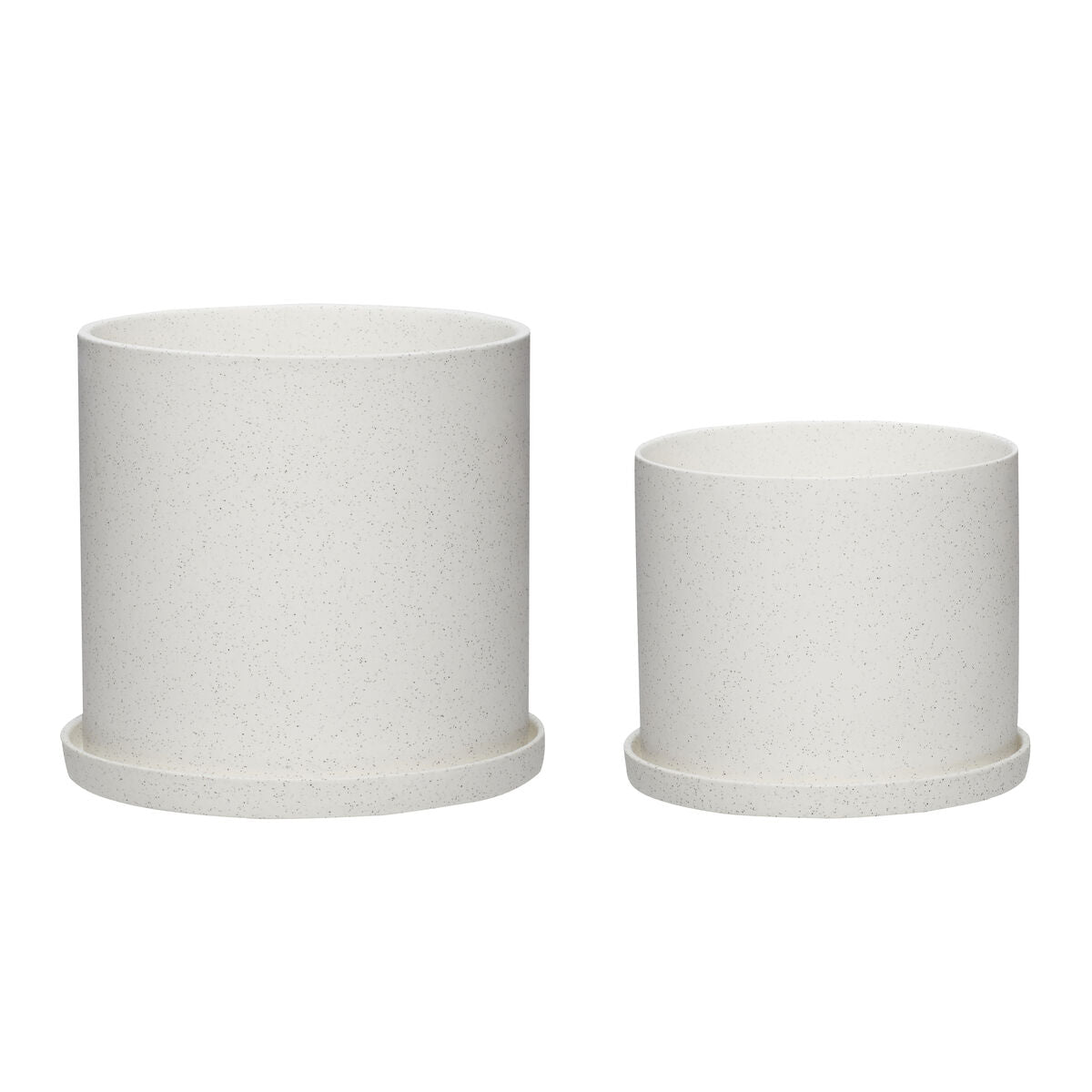 Blanc Pots White (set of 2)