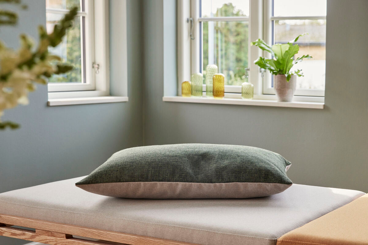 Bliss Cushion Dark green/Beige