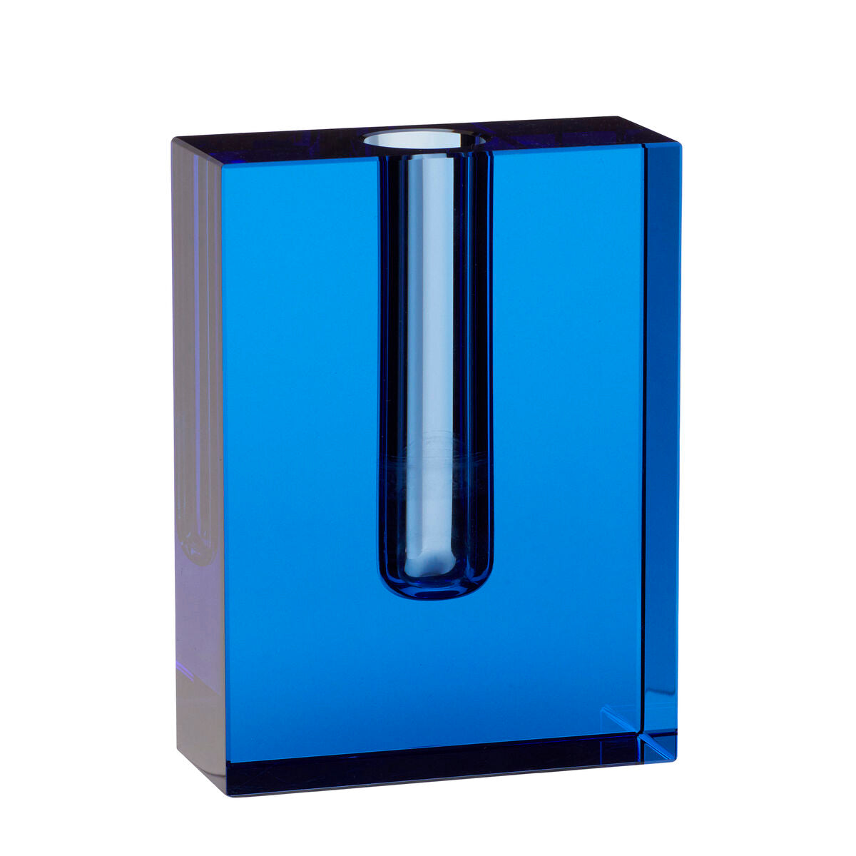 Block Vase Blue