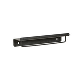 Bow Shelf Towel Holder Black