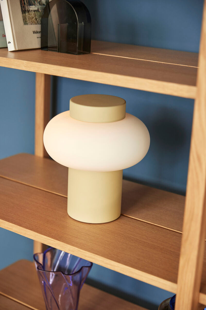 Camp Table Lamp Sand/White