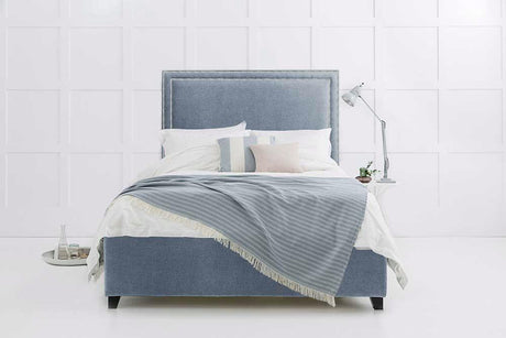 Charlotte - Studded Headboard Storage Bed