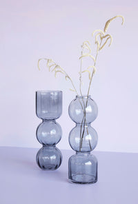 Circle Vases Smoked (set of 2)