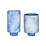 Cloud Vases Blue/White (set of 2)