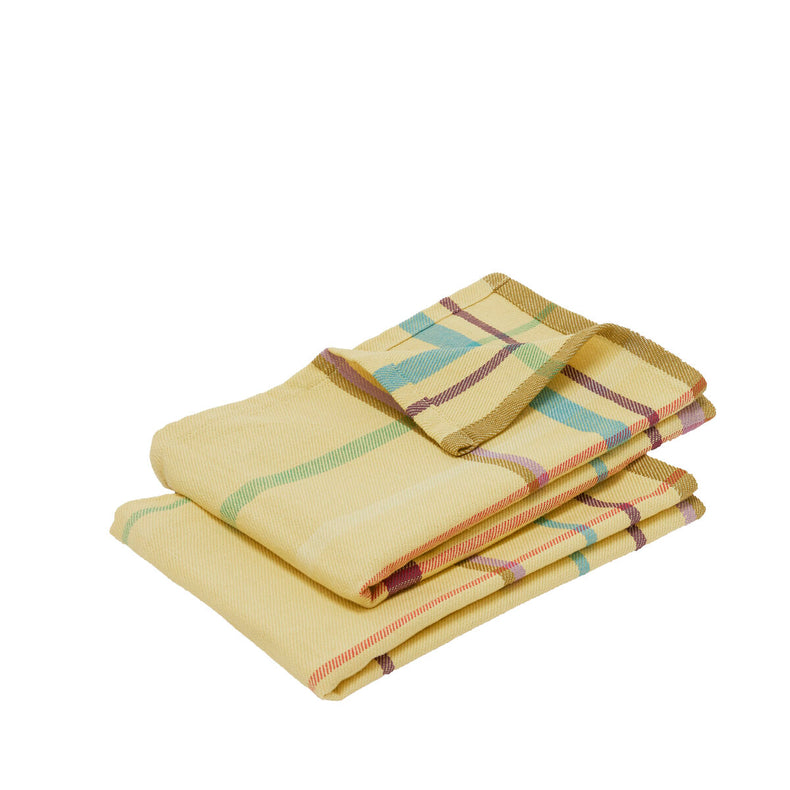 Coffee Tea Towels Yellow (set of 2)