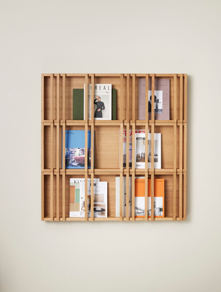 Column Magazine Holder Natural