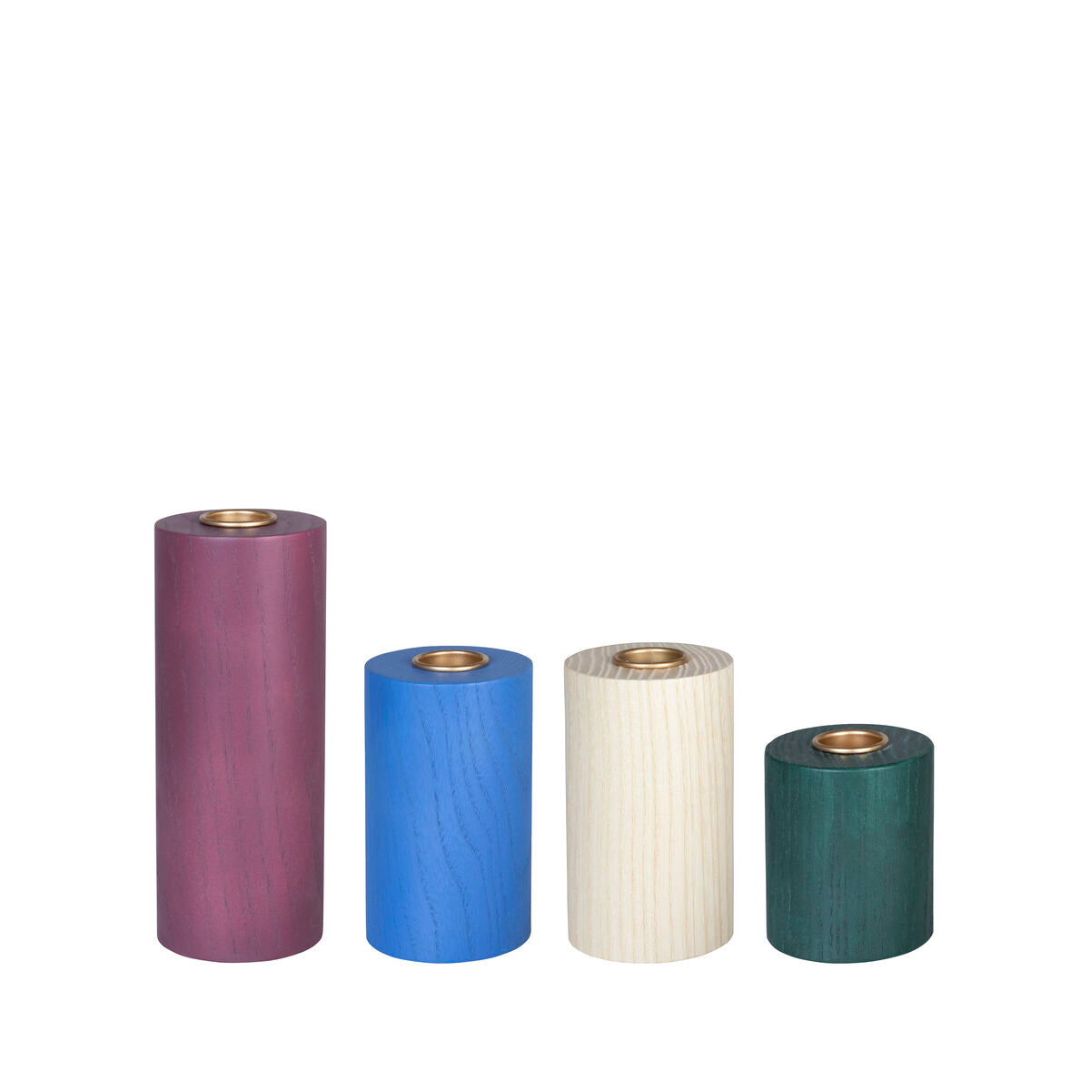 Crayon Candlesticks Multicolour (set of 4)