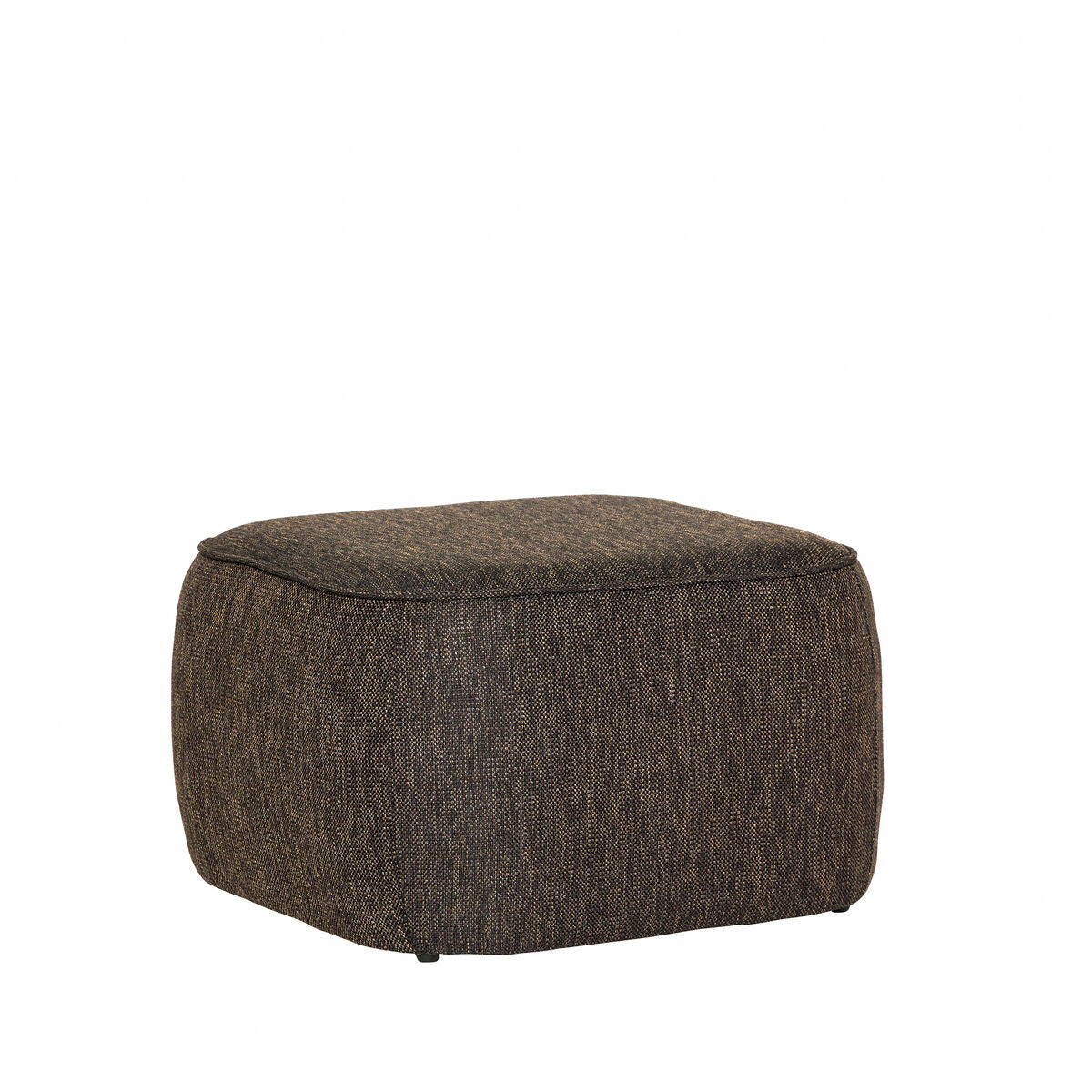 Cube Pouf Dark Brown