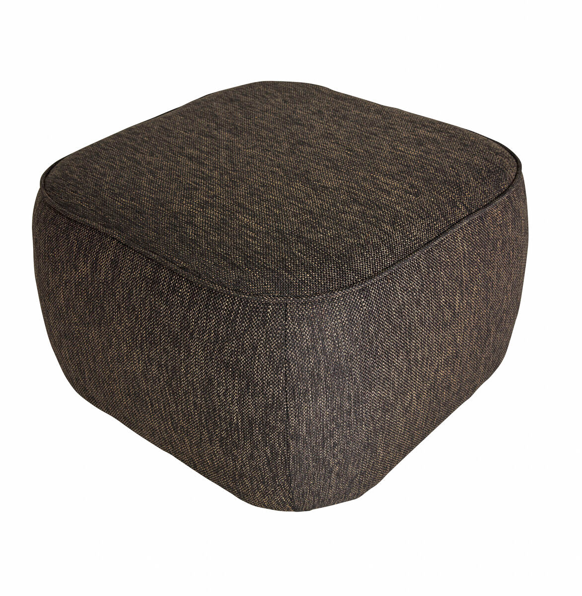 Cube Pouf Dark Brown