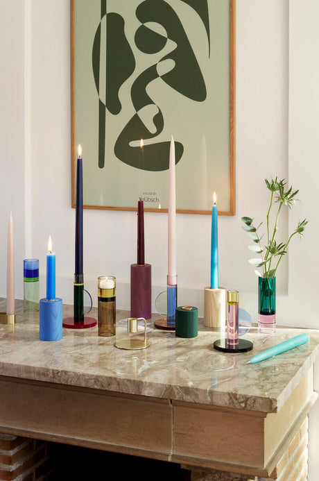 Curve Candlestick Brass