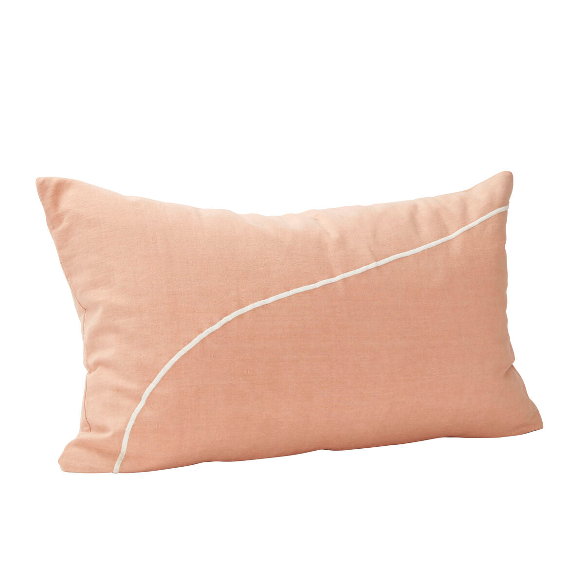 Path Cushion Rose/White