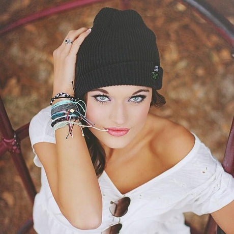 Black Pura Vida Beanie