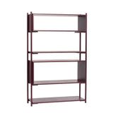 Divide Shelf Unit Burgundy