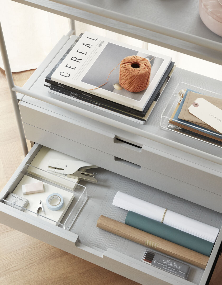 Divide Shelf Unit Grey