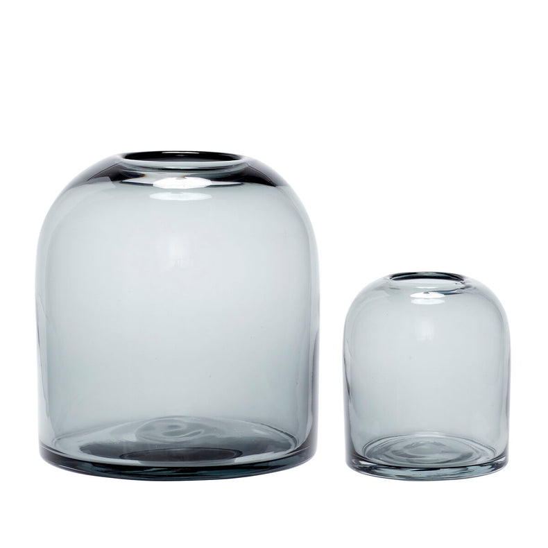 Dome Vases Smoked (set of 2)