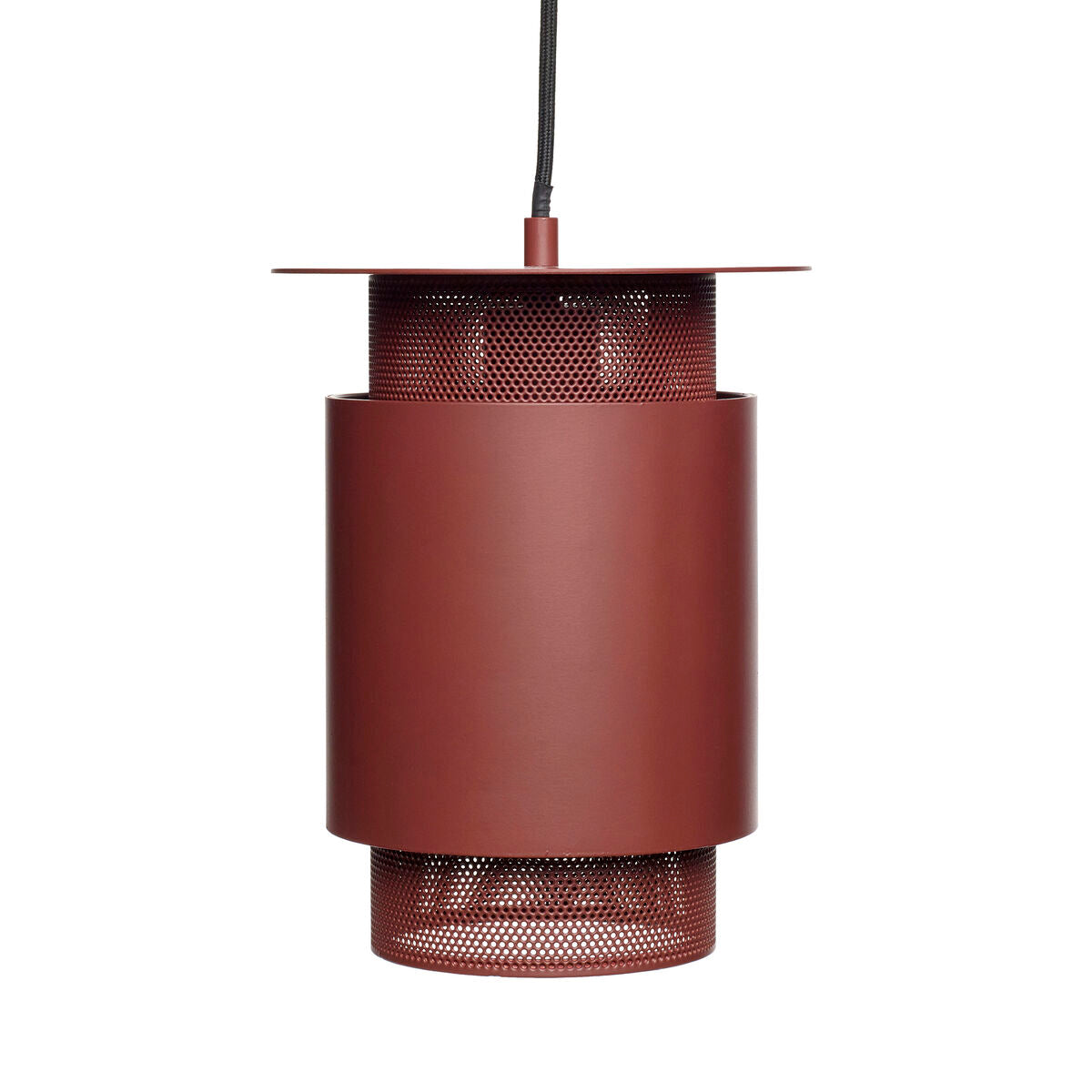 Double Ceiling Lamp Maroon