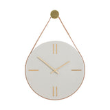 Drop Clock Patina/Brass/Grey