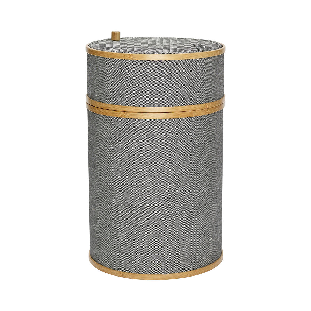 Ease Laundry Basket Grey/Natural