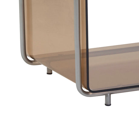 Echo Magazine Holder Brown/Nickel