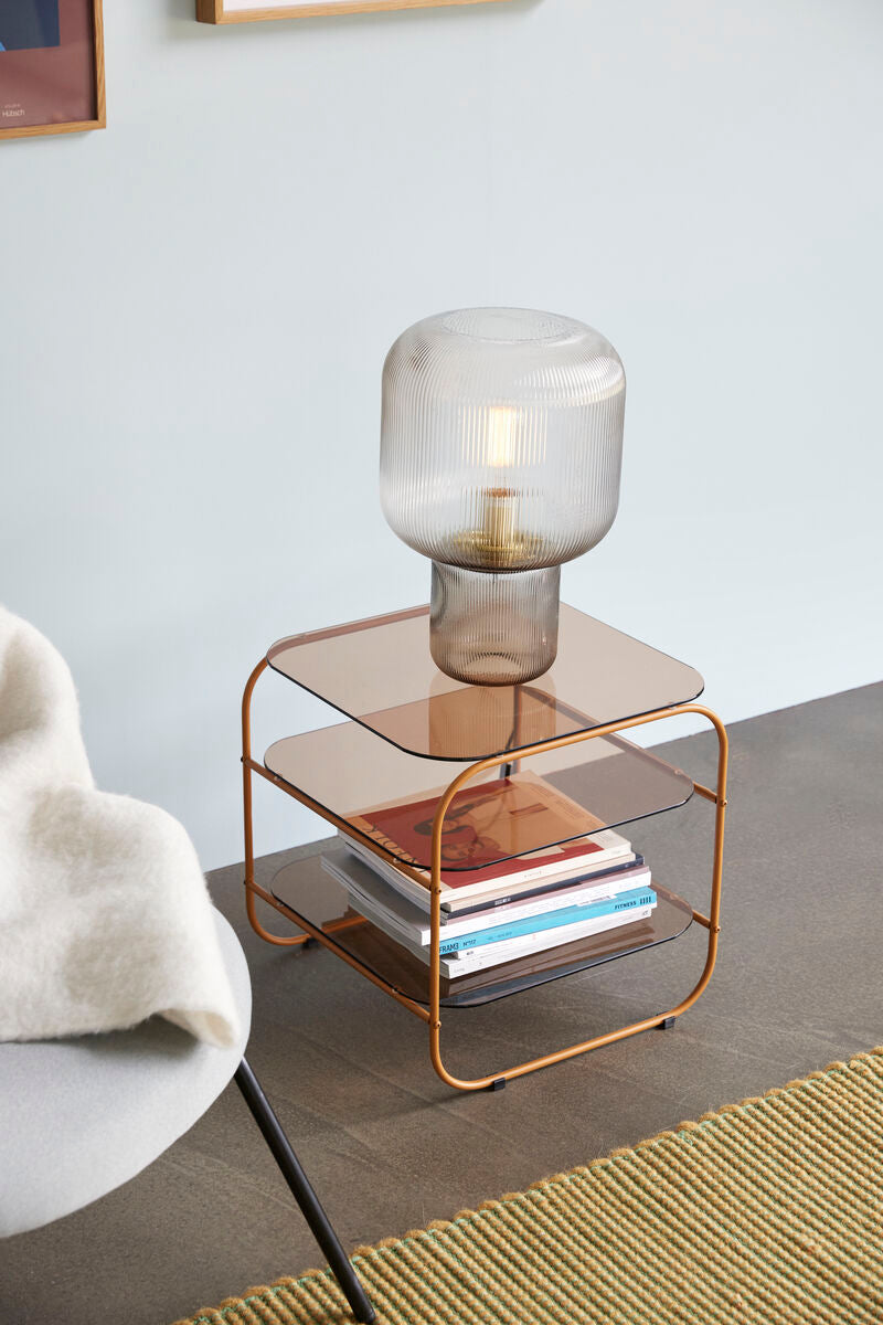 Echo Side Table Brown/Orange