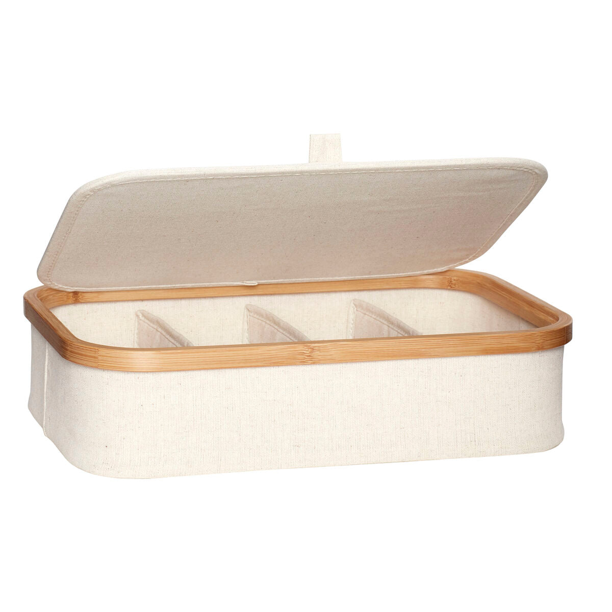 Ecru Storage Boxes White/Natural (set of 2)