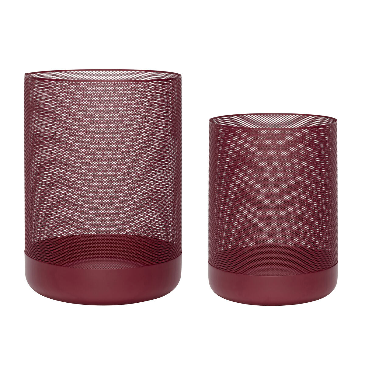 Edge Baskets Red/Burgundy (set of 2)