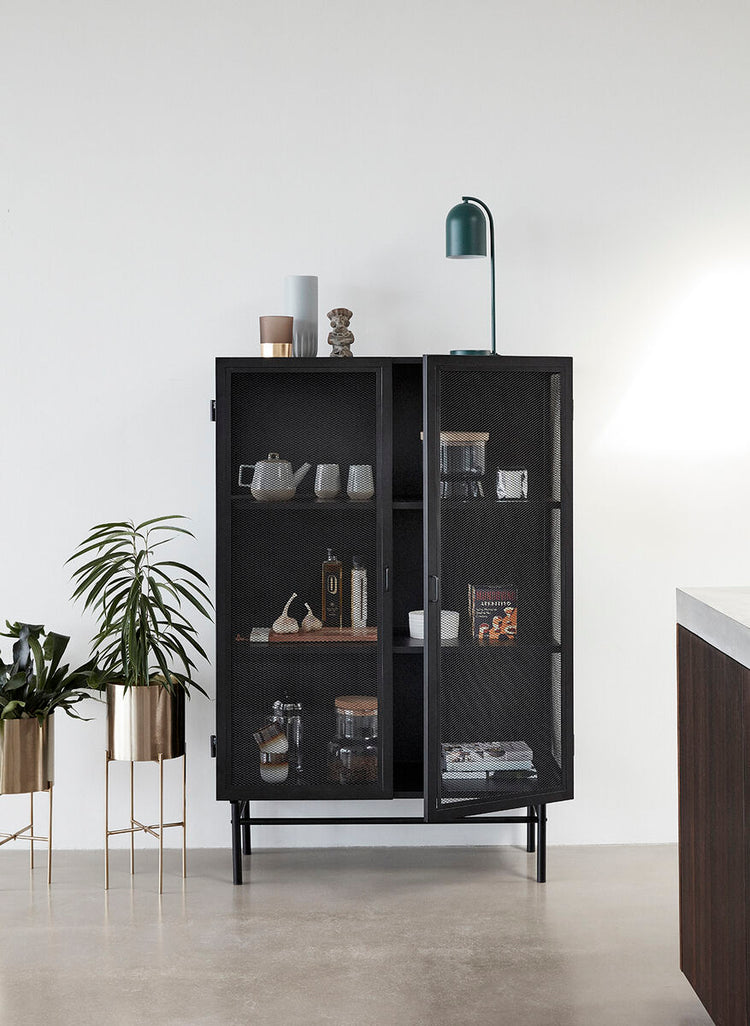 Edge Cabinet Double Black