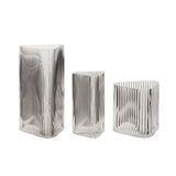 Elements Triangle Vases Clear (set of 3)