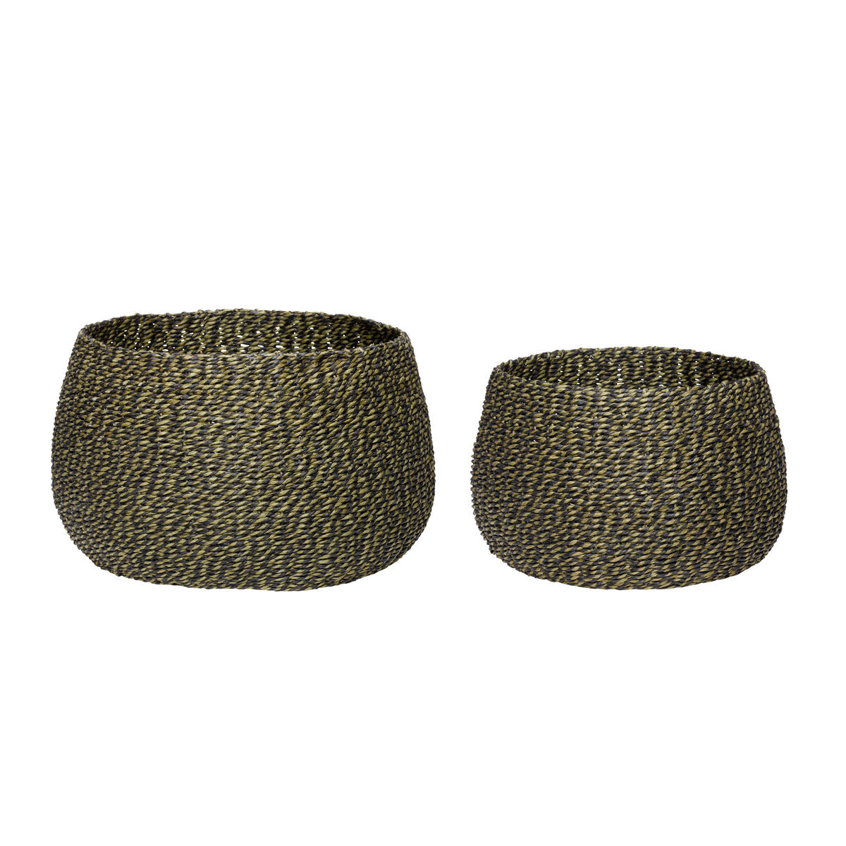 Eyrie Baskets Green/Black (set of 2)