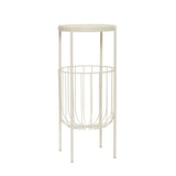 Eyrie Console Table Round Light grey