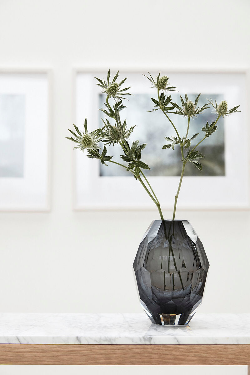 Facet Vase Grey